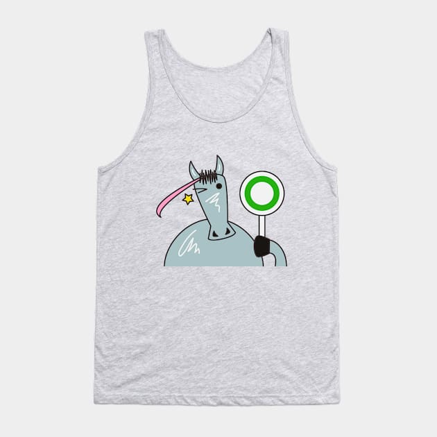 Funny Horse Tank Top by ShaderM